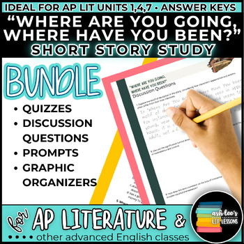 Preview of Where Are You Going, Where Have You Been? | Oates | Unit BUNDLE | HS ELA AP Lit