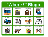 "Where?" Bingo - Answering "Where?" Questions