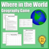 "Where in the World" Geography Game