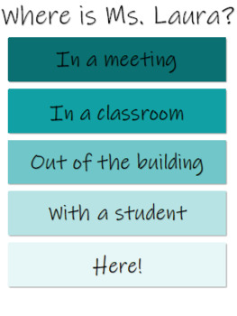 Preview of "Where is the Social Worker?" Editable/Printable Sign