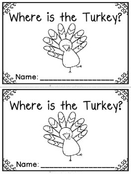 Preview of "Where is the Turkey?" Emergent Reader (A Thanksgiving/November Dollar Deal)