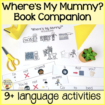 Preview of "Where's My Mummy?" Speech and Language Book Companion