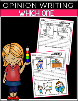 Preview of "Which One" Opinion Writing Freebie
