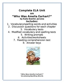 "Who Was Amelia Earhart?" by Kate Boehm Jerome Unit