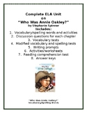 "Who Was Annie Oakley?" by Stephanie Spinner Unit