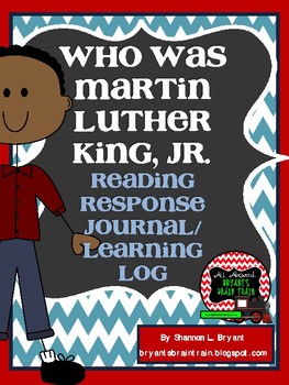 Preview of "Who Was Martin Luther King, Jr.?" Reading Log