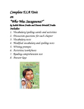 Preview of "Who Was Sacagawea?" by Judith Bloom Fradin and Dennis Brindell Fradin Unit