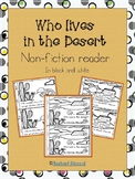 "Who lives in the desert" Non-fiction (expository) emergen