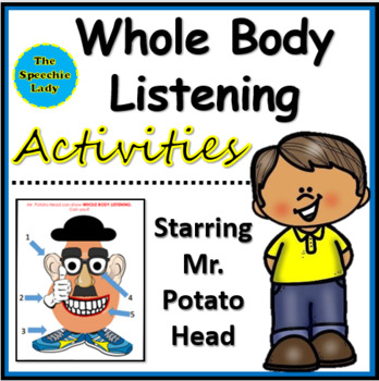 Preview of Whole Body Listening Activities with Mr. Potato Head