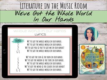 Preview of "Whole World in Our Hands" by Rafael Lopez & Song, History, Test, & Rubric