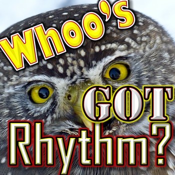 Preview of Easy Rhythm Game - "Whoo's Got Rhythm" - Quarter Note Quarter Rest 2 Eighths