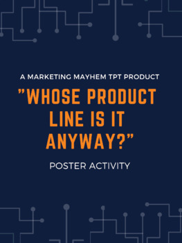 Preview of "Whose Product Line Is It Anyway?" Poster Activity