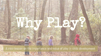 Preview of "Why Play?" Presentation