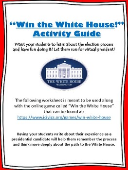Preview of Online Presidential Election Activity "Win the White House"