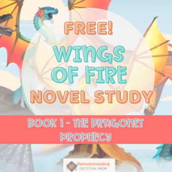 Preview of "Wings of Fire" The Dragonet Prophecy Literature Study FREE Sample