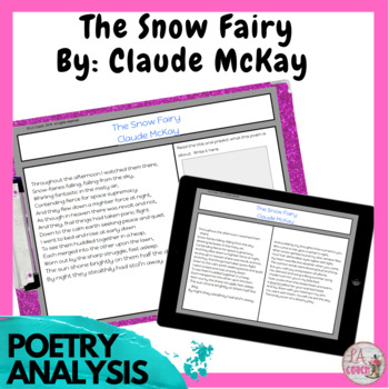 Preview of  Winter Close Reading Comprehension Passages | Claude McKay