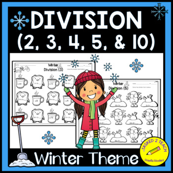 Preview of  Winter Division Facts | 2, 3, 4, 5, & 10