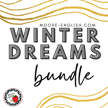 Preview of "Winter Dreams" Bundle: Analysis Questions, Prompts, Task Cards / Google Ready