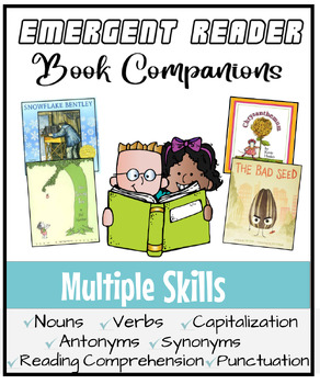 Preview of {Winter} Emergent Reader Book Companions {Skills + Reading Comprehension}