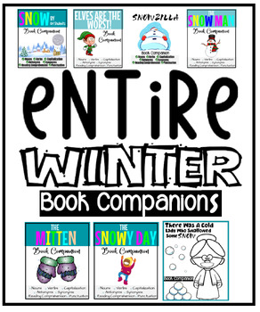 Preview of {Winter} Entire Winter Book Companions {Several Skills + Reading Comprehension}