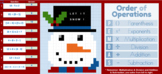 "Winter" Order of Operations - Pixel Art
