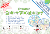*Winter Receptive Language* Spin-4-Vocabulary