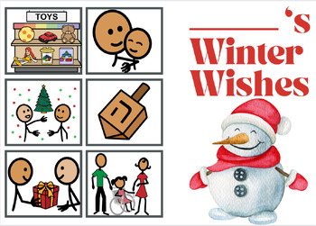 Preview of 'Winter Wishes' Postcards Activity