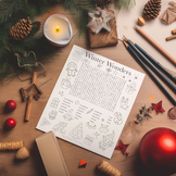 ☃️ Winter Wonders Word Search - Easy Word Search Printable Puzzle