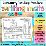 Winter Writing Prompts & Journal Activities - January Writing Center