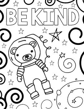 Download Wonder Outer Space Coloring Pages Kindness Themed By Art Is Basic