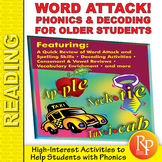 ﻿Word Attack Phonics & Decoding for Older Students - Middl