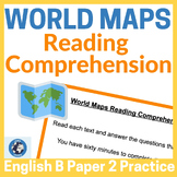 'World Maps' Reading Comprehension: IB DP English B HL Pap