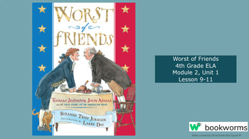 Preview of "Worst of Friends" Google Slides- Bookworms Supplement