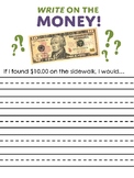 "Write" on the Money- Fun Writing Prompt