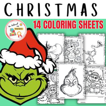 Preview of "XMAS Colouring Sheets" "christmas coloring book" "christmas Colouring Sheets"