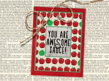 Preview of "You Are Awesome-Sauce" Snack Gift Label or Tag for Applesauce