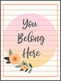 "You Belong Here" Poster