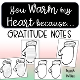 "You Warm my Heart" Holiday gratitude notes