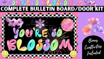 Preview of *You're So Blossom Complete Board/Door Kit & Activities & Bonus SVG Files*