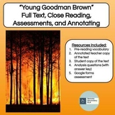 "Young Goodman Brown" Analysis, Assessments, and Annotating