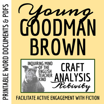 Preview of "Young Goodman Brown" by Nathaniel Hawthorne Literary Craft Analysis Activity