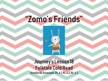 Preview of "Zomo's Friends" Folktale Assessment 