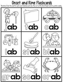 Ad Word Family Review Worksheet | Primarylearning.org 55F