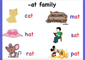 Preview of -ad Word Family Flipchart