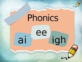 'ai' 'ee' and 'igh' 3 in 1 Powerpoint