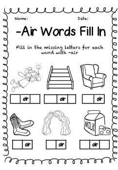 air phonics spelling by fab phonics teachers pay teachers