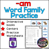 -am Word Family Pack | Word Work & Centers | Science of Reading |