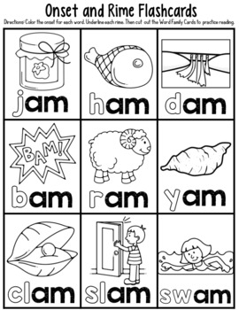 am word family worksheets by red headed teacher tpt