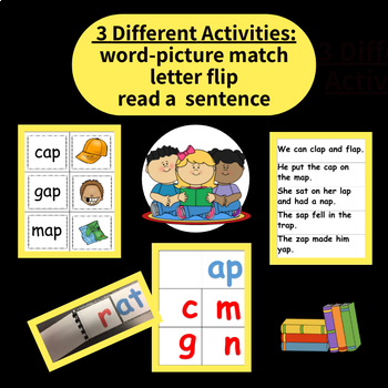 -ap Word Family by G's World - Peggy Geisler | TPT