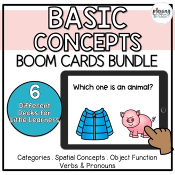 Preview of Basic Concepts BOOM CARD BUNDLE